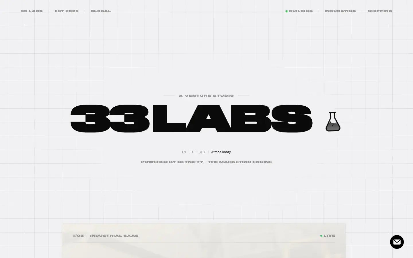 33 Labs website screenshot
