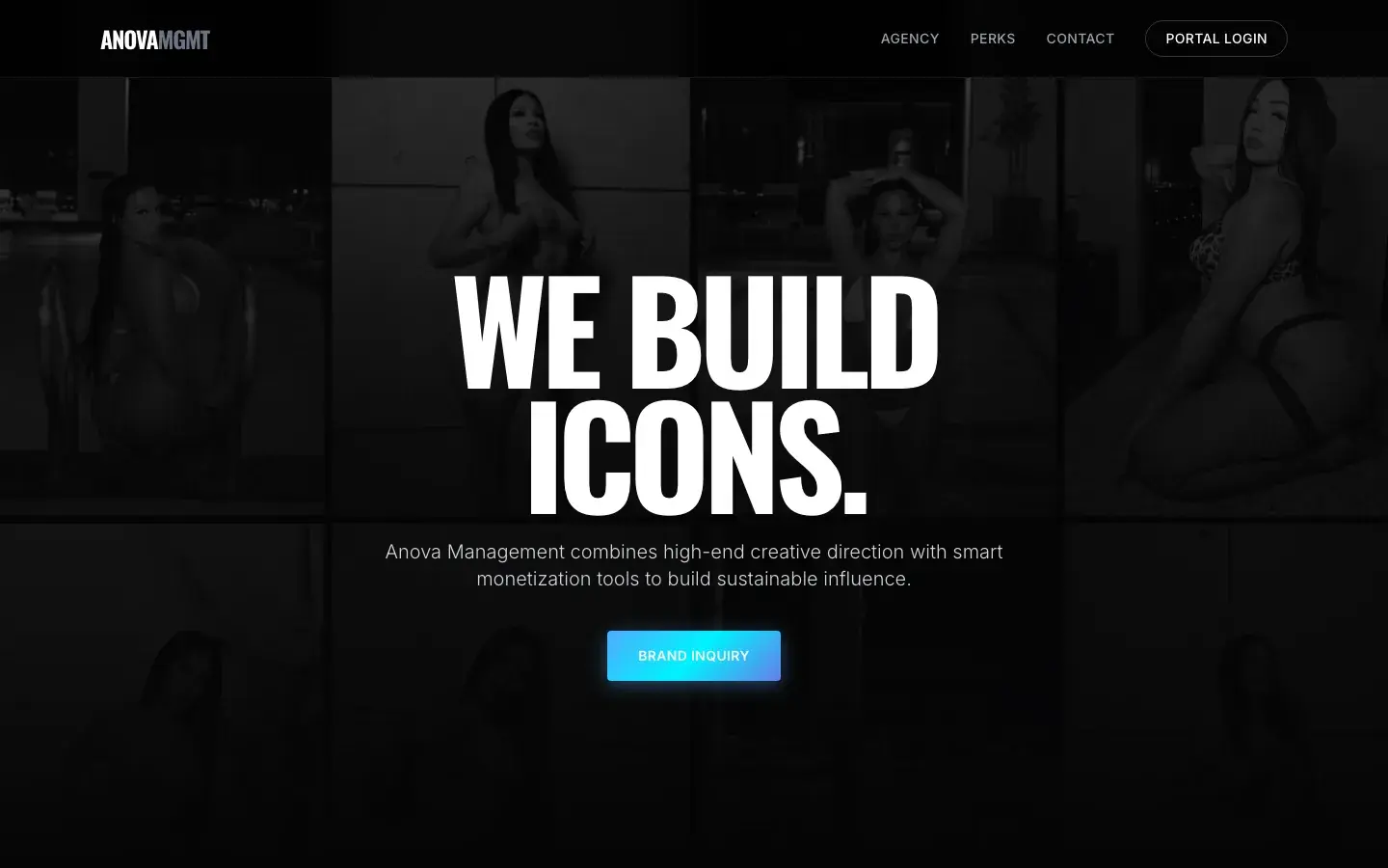 Anova Management website screenshot