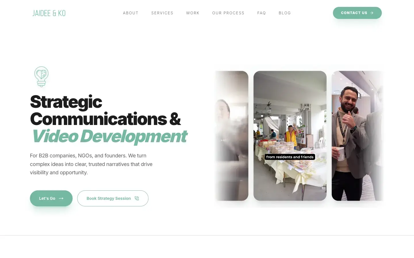 Jaidee & Ko website screenshot