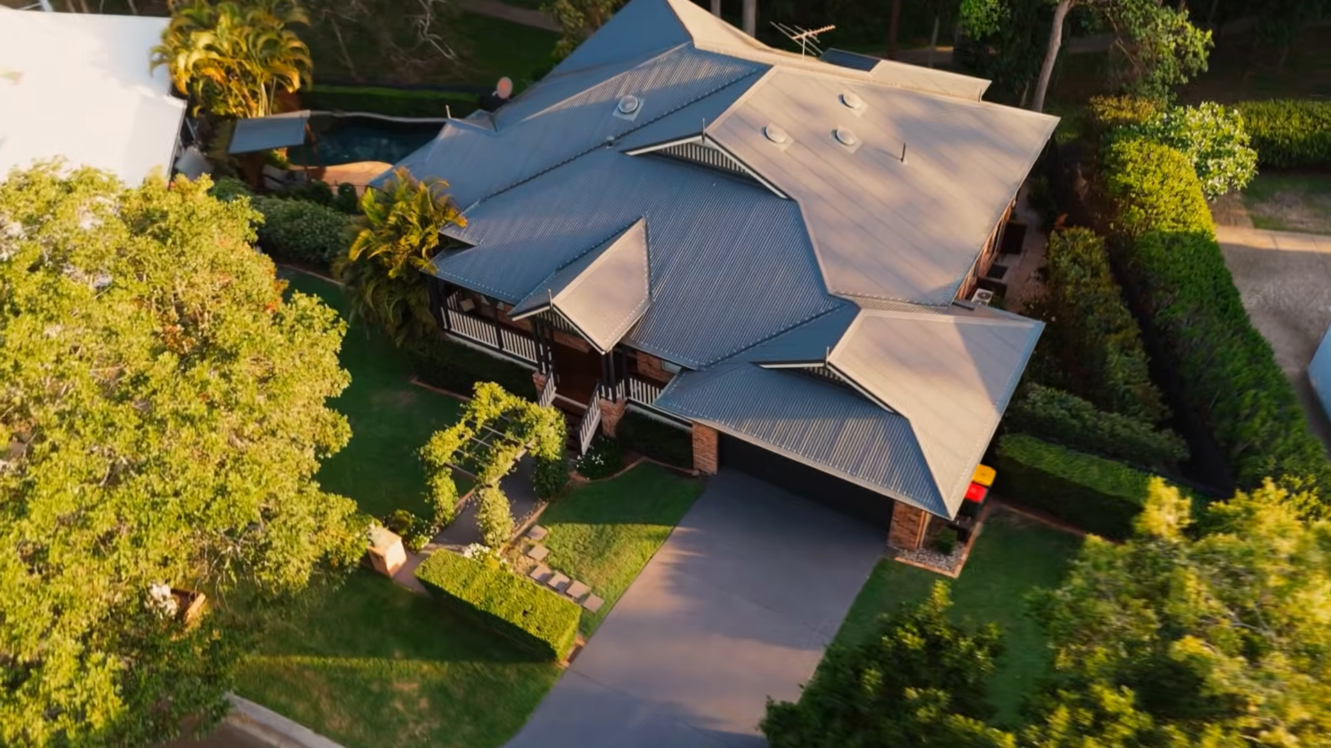 Aerial — original cinematic film frame